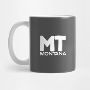 MT Montana State Vintage Typography Mug